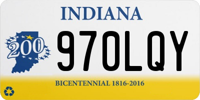 IN license plate 970LQY