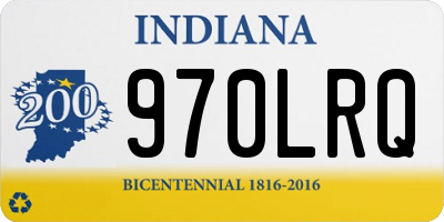 IN license plate 970LRQ