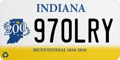 IN license plate 970LRY