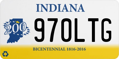 IN license plate 970LTG
