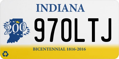 IN license plate 970LTJ
