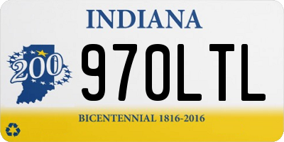 IN license plate 970LTL