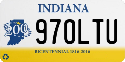IN license plate 970LTU