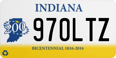 IN license plate 970LTZ
