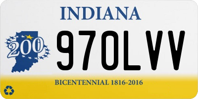 IN license plate 970LVV