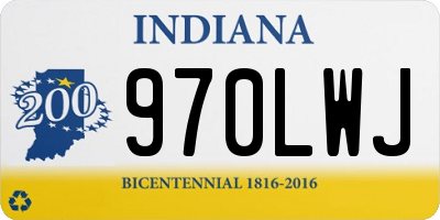 IN license plate 970LWJ