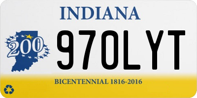 IN license plate 970LYT