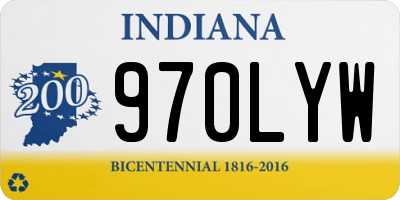 IN license plate 970LYW