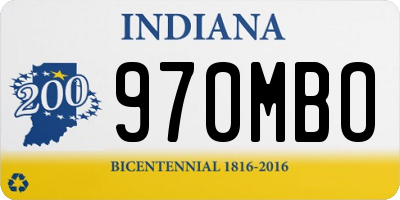 IN license plate 970MBO