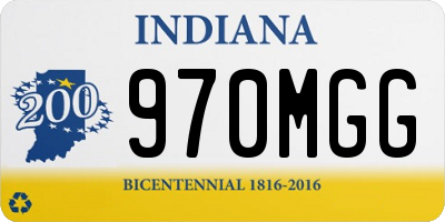 IN license plate 970MGG