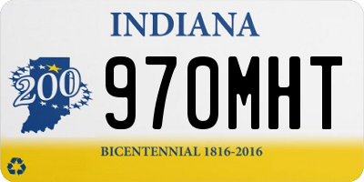 IN license plate 970MHT