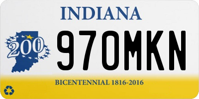 IN license plate 970MKN