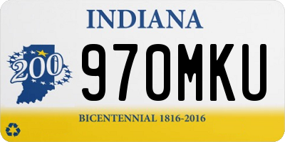 IN license plate 970MKU