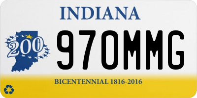 IN license plate 970MMG