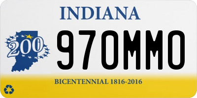 IN license plate 970MMO