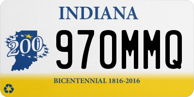 IN license plate 970MMQ