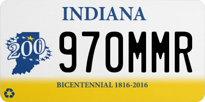 IN license plate 970MMR