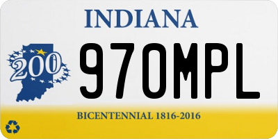 IN license plate 970MPL