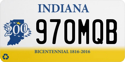 IN license plate 970MQB