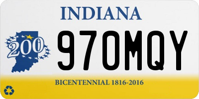 IN license plate 970MQY
