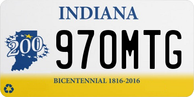 IN license plate 970MTG