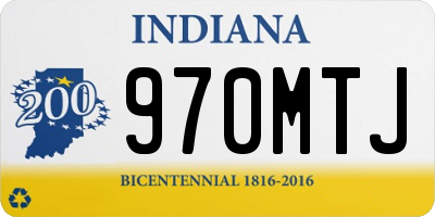 IN license plate 970MTJ