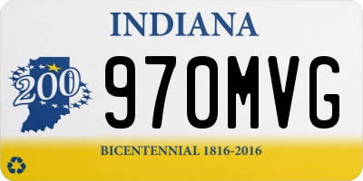 IN license plate 970MVG