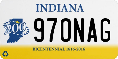 IN license plate 970NAG