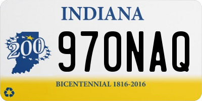 IN license plate 970NAQ