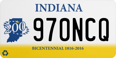IN license plate 970NCQ