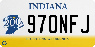 IN license plate 970NFJ