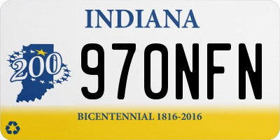 IN license plate 970NFN