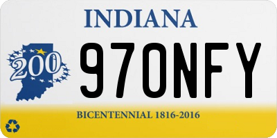 IN license plate 970NFY
