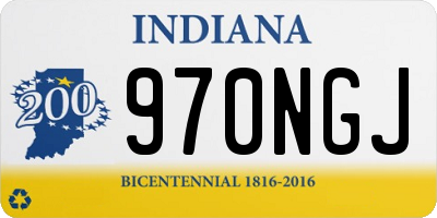 IN license plate 970NGJ