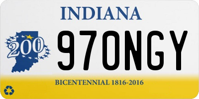 IN license plate 970NGY