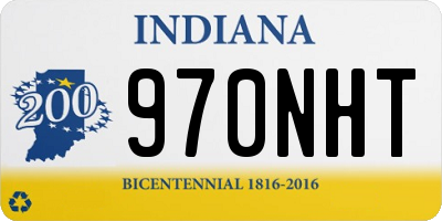 IN license plate 970NHT