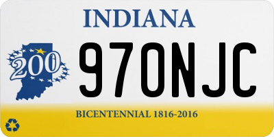 IN license plate 970NJC