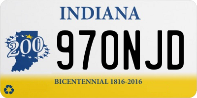 IN license plate 970NJD
