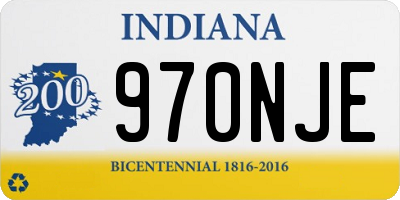 IN license plate 970NJE