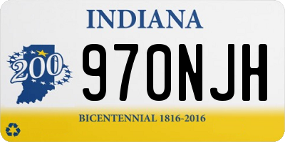 IN license plate 970NJH