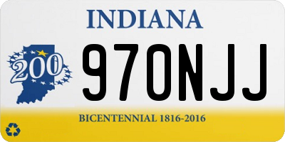 IN license plate 970NJJ