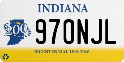 IN license plate 970NJL