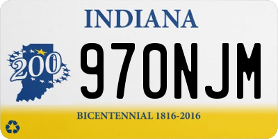 IN license plate 970NJM