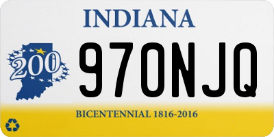 IN license plate 970NJQ