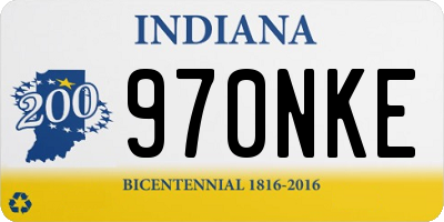 IN license plate 970NKE