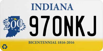 IN license plate 970NKJ