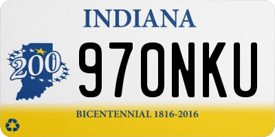 IN license plate 970NKU