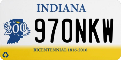 IN license plate 970NKW