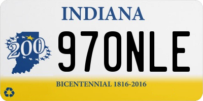 IN license plate 970NLE