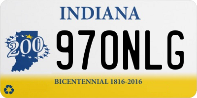IN license plate 970NLG